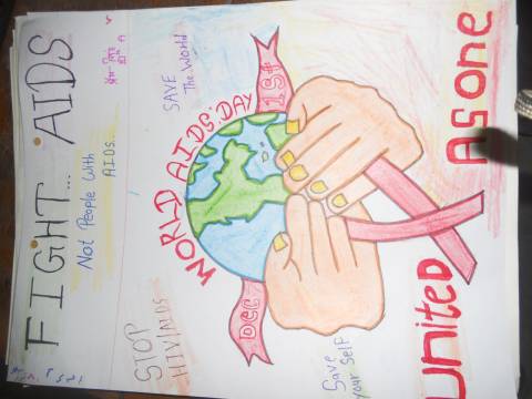 HiV AIDS DRAWING COMPETETION photo