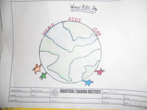 HiV AIDS DRAWING COMPETETION photo