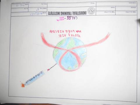 HiV AIDS DRAWING COMPETETION photo