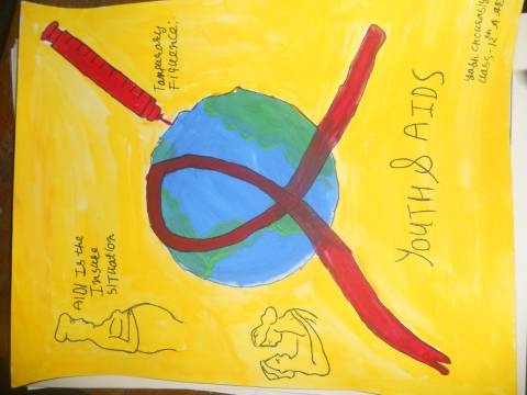 HiV AIDS DRAWING COMPETETION photo