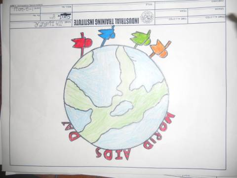 HiV AIDS DRAWING COMPETETION photo