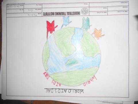 HiV AIDS DRAWING COMPETETION photo