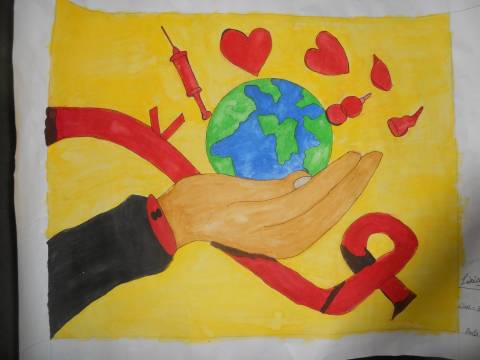 HiV AIDS DRAWING COMPETETION photo