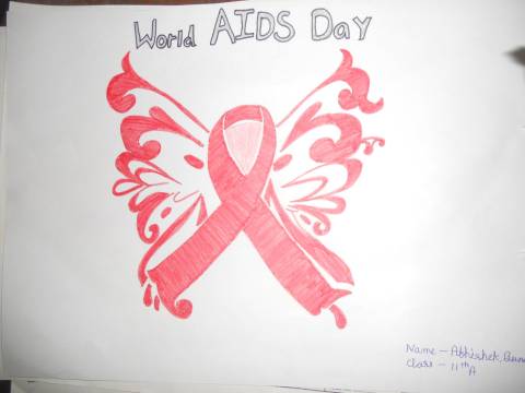 HiV AIDS DRAWING COMPETETION photo