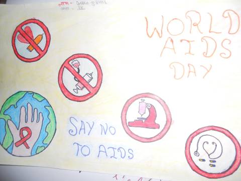HiV AIDS DRAWING COMPETETION photo