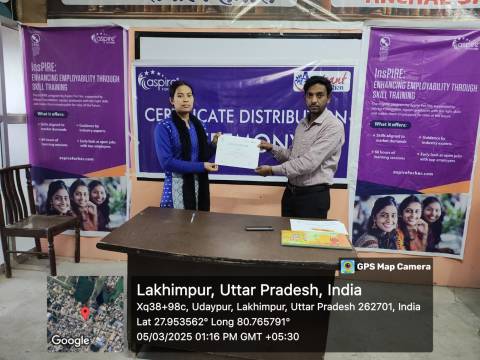 Certificate Distribution UP photo