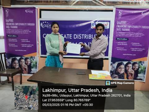 Certificate Distribution UP photo