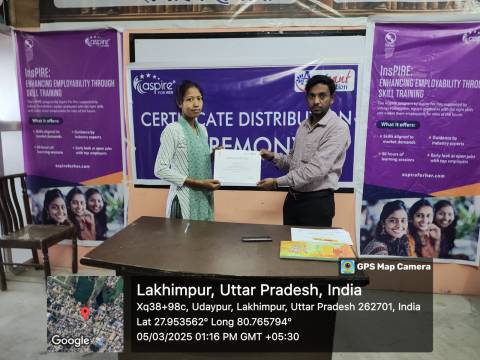 Certificate Distribution UP photo