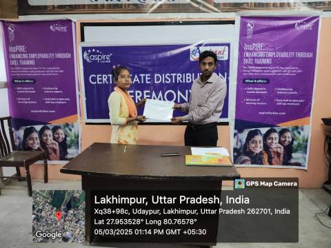 Certificate Distribution UP photo