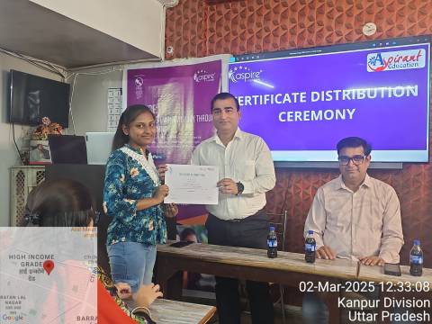 Certificate Distribution UP photo