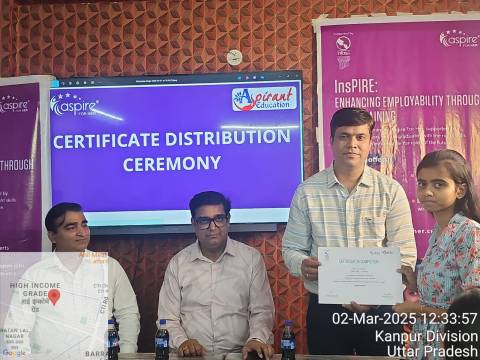 Certificate Distribution UP photo